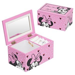 Minnie Mouse Pink Jewelry Box Organizer