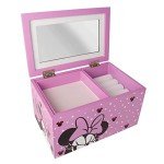 Minnie Mouse Pink Jewelry Box Organizer