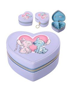 SALLY ROSE Stitch and Angel Heart Jewelry Case