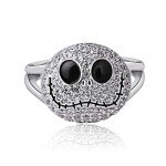 Jack Skellington Sterling Silver Women's Ring