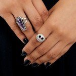 Jack Skellington Sterling Silver Women's Ring
