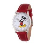 Mickey Mouse Classic Leather Strap Quartz Watch