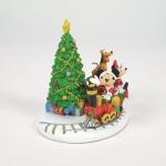 Mickey's Holiday Express Miniature Figurine Display