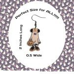 Mouse Trick or Treat Ghost Earrings Set