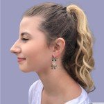 Mouse Trick or Treat Ghost Earrings Set