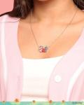 Disney Stitch and Angel Heart Pendant Necklace