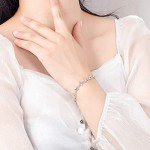 Charming Mickey Mouse 925 Silver Bracelet for Her