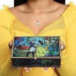 Disney Beauty and the Beast Stained Glass Jewelry Box