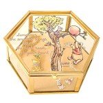 Disney Winnie the Pooh Glass Jewelry Box
