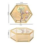 Disney Winnie the Pooh Glass Jewelry Box