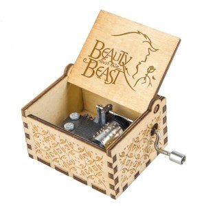 Beauty and The Beast Musical Wooden Gift Box