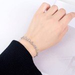 Charming Mickey Mouse 925 Silver Bracelet for Her