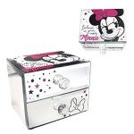 Minnie Mouse Mirrored Jewelry Box with Drawers