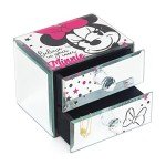 Minnie Mouse Mirrored Jewelry Box with Drawers