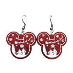 Mickey and Minnie Christmas Night Earrings