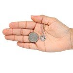 Disney Minnie Mouse Heart Necklace with Zirconia