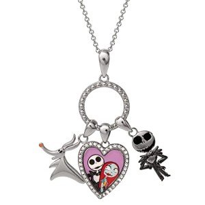 Jack and Sally Pendant Necklace - Nightmare Before Christmas