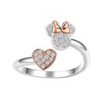 Disney Minnie Mouse Heart Adjustable Wrap Ring