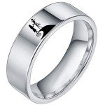 Jack and Sally Moonlit Confession Couple Rings