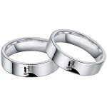 Jack and Sally Moonlit Confession Couple Rings