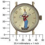 Disney Vintage Gold Analog Quartz Watch for Adults