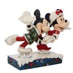 Jim Shore Disney Minnie & Mickey Ice Skating Figurine