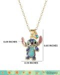 Disney Stitch 18" Gold Flash Pendant Necklace