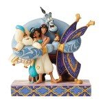 Jim Shore Aladdin Group Hug Figurine, 7.87