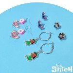Stitch & Angel Fun Earrings Set for Girls