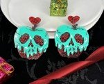 Poison Apple Earrings - Snow White Inspired Jewelry