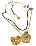 Snow White Apple Locket Necklace by Disney Couture