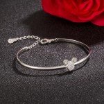 Mickey Mouse Sterling Silver Adjustable Charm Bracelet