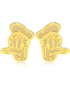 Donald Duck 14k Gold Stud Earrings