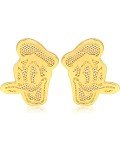 Donald Duck 14k Gold Stud Earrings
