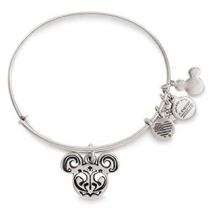 Disney Mickey Filigree Charm Bangle Bracelet