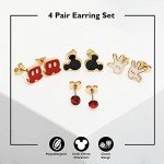 Mickey Mouse Stud Earrings Set