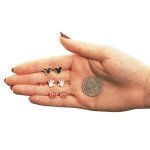 Mickey Mouse Stud Earrings Set