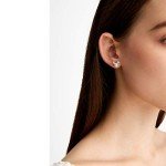 Disney Minnie Mouse Pearl Stud Earrings for Women