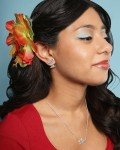 Lilo and Stitch Blue Enamel Stitch Stud Earrings