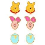 Winnie the Pooh Stud Earring Set - 3 Pairs