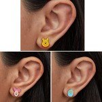 Winnie the Pooh Stud Earring Set - 3 Pairs
