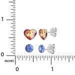 Disney Frozen Crystal Stud Earrings Set
