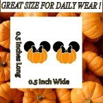 Pumpkin Ear Style Mouse Earrings - Set of 2