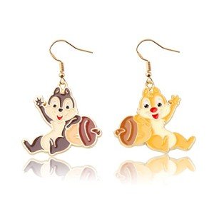 Chip ‘n’ Dale Squirrel Earrings for Disney Fans