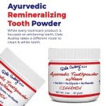 Ayurvedic Remineralizing Tooth Powder for Sensitive Teeth