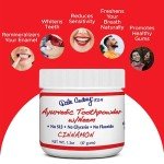 Ayurvedic Remineralizing Tooth Powder for Sensitive Teeth