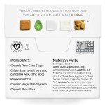 Simply Gum Peppermint - Plant-Based Chewing Gum Pack
