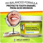 Uncle Harry's Peppermint Remineralizing Toothpaste, Vegan