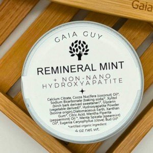 Natural Mint Toothpaste with Hydroxyapatite Enamel Support