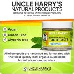 Uncle Harry's Peppermint Remineralizing Toothpaste, Vegan